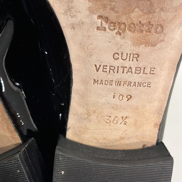 Repetto - Michael loafers, Women , Black Patent. Size 6 /36.5 - Picture 8 of 10